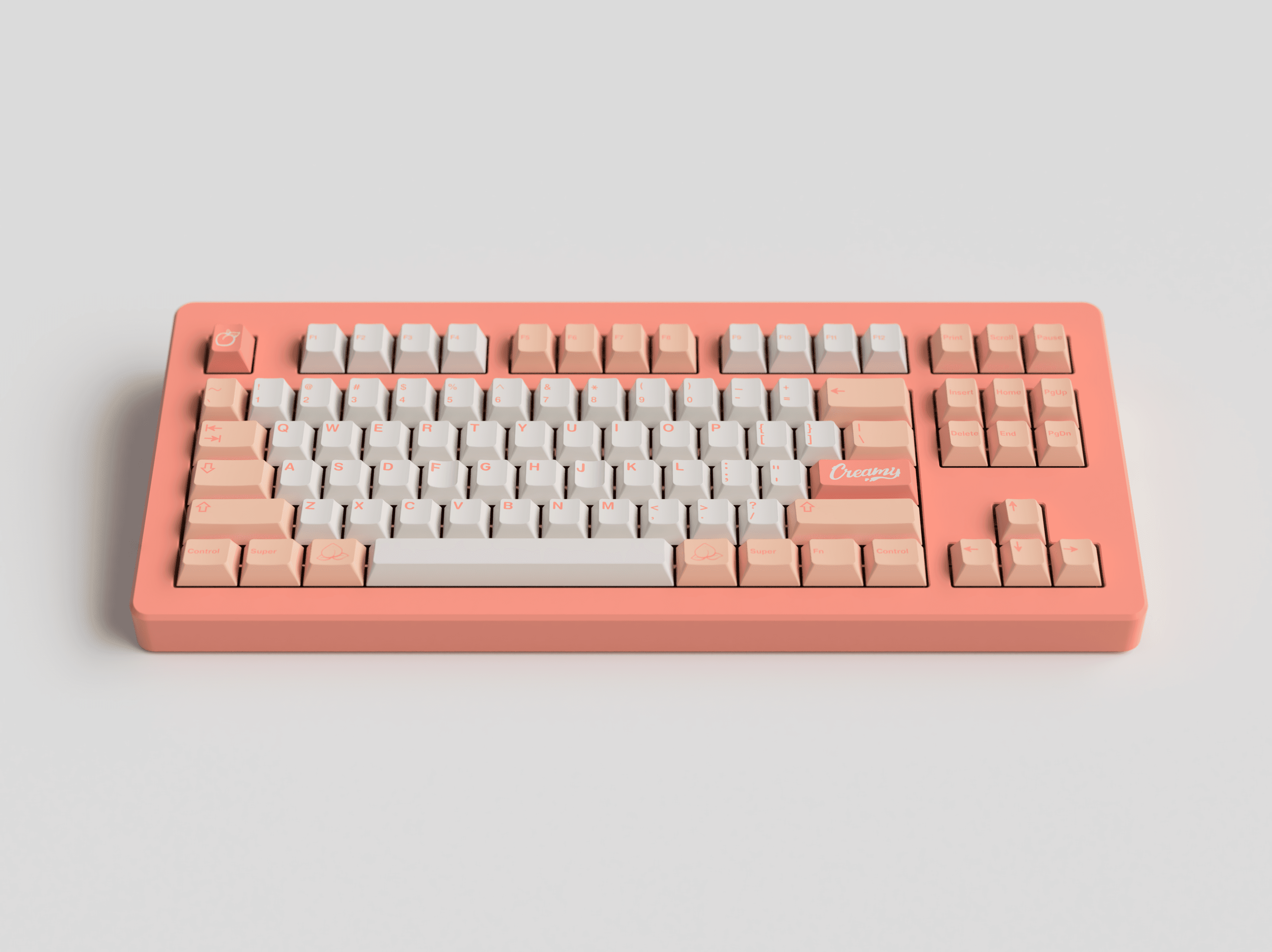 GMK CYL Peaches n Cream Lite